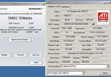ATI Radeon HD ставит мировой рекорд скорости и занимает 36 из 40 мест в списке лучших результатов 3DMark05 и 3DMark06